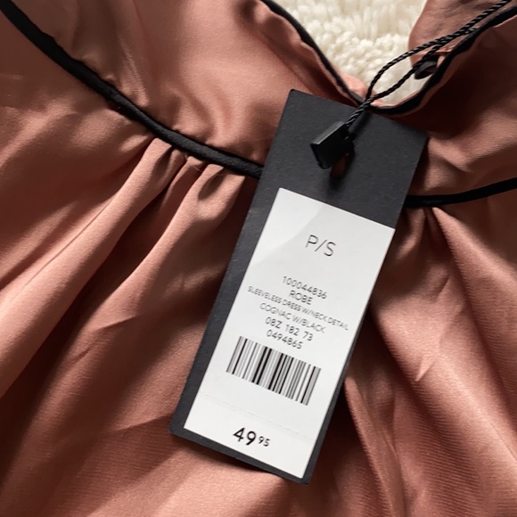 Brand new cognac, high-neck mini dress in size S - Picture 4 of 5